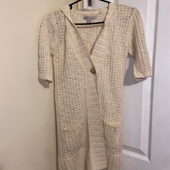 Old Navy Beige Cardigan Sweater - Picture 1 of 5